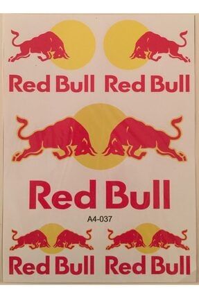 Red Bull Motorsiklet Sticker A4 31245673