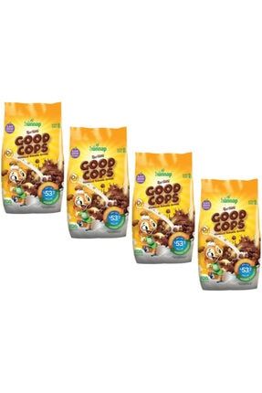 Goodcops Keçi Sütlü Vitaminli Kakaolu Kahvaltılık Mısır Gevreği 300 Gr. X 4 Adet 1667604786227