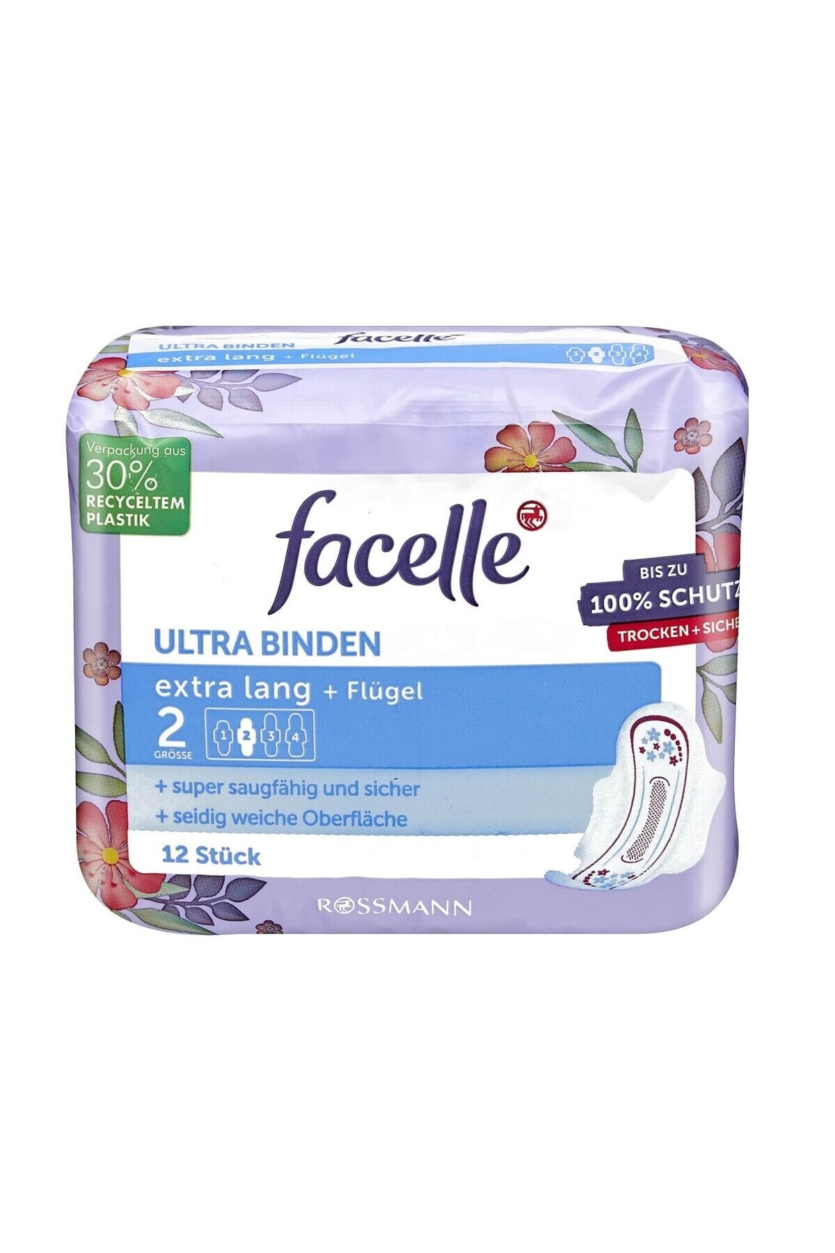 Ultra Ekstra Uzun Kanatlı Ped 12 Adet