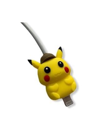 Sevimli Karakterler Iphone Şarj Kablo Koruyucusu Pikachu CEPAXSEUAR-İOS-04
