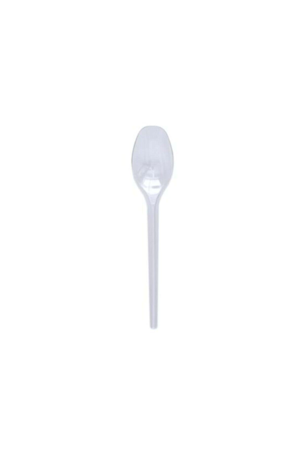 Plastik Tatlı Kaşığı Sup Kaşık 100 Adet (eco) (küçük Boy) — Koksal Pack — Çatal & Bıçak & Kaşık