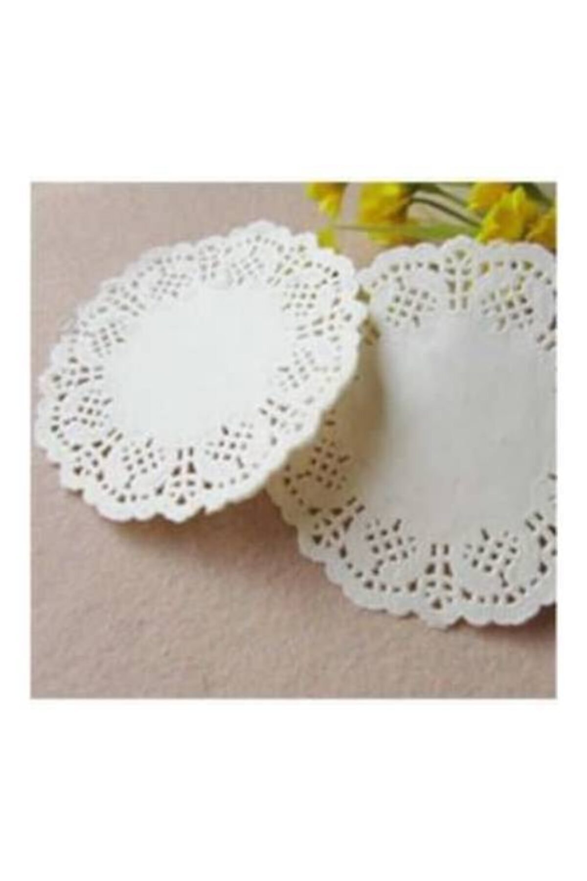 BBA HOME 9 Cm 100 Lü Dantel Kağıt Bardak Altlığı