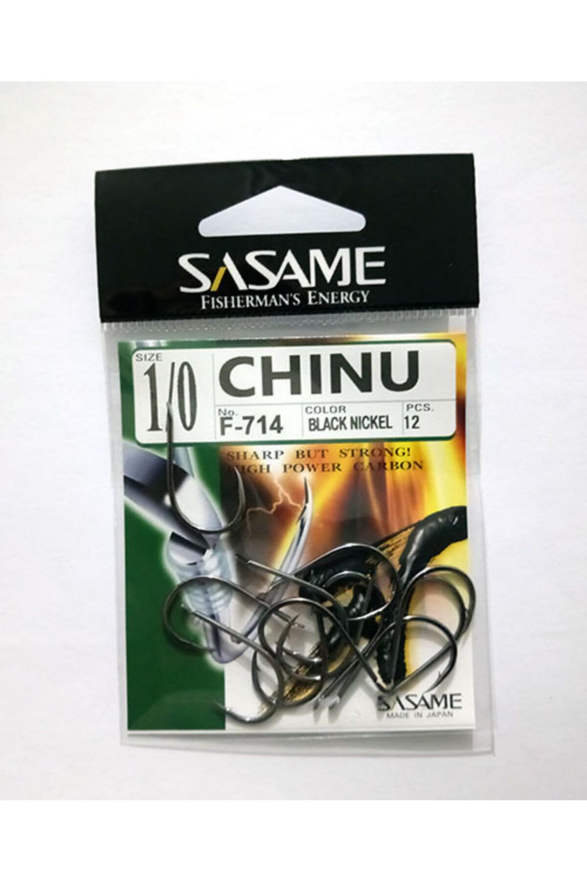 Sasame Black Chinu F-714 Series Fishing Pin No1/0 - Trendyol