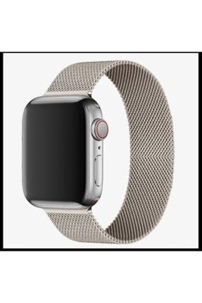 Apple Watch Kordon Milano Loop Metal Mıknatıslı 42/44 Mm Uyumlu Model tknbnd-mlrokıB