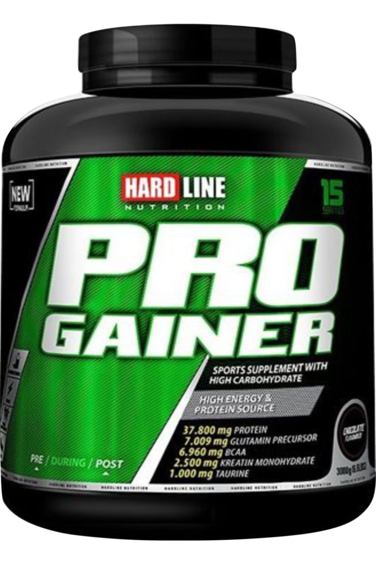 Hardline Nutrition Hardline Çilek Aromalı Hardline Pro Gainer 3000 gr Progainer