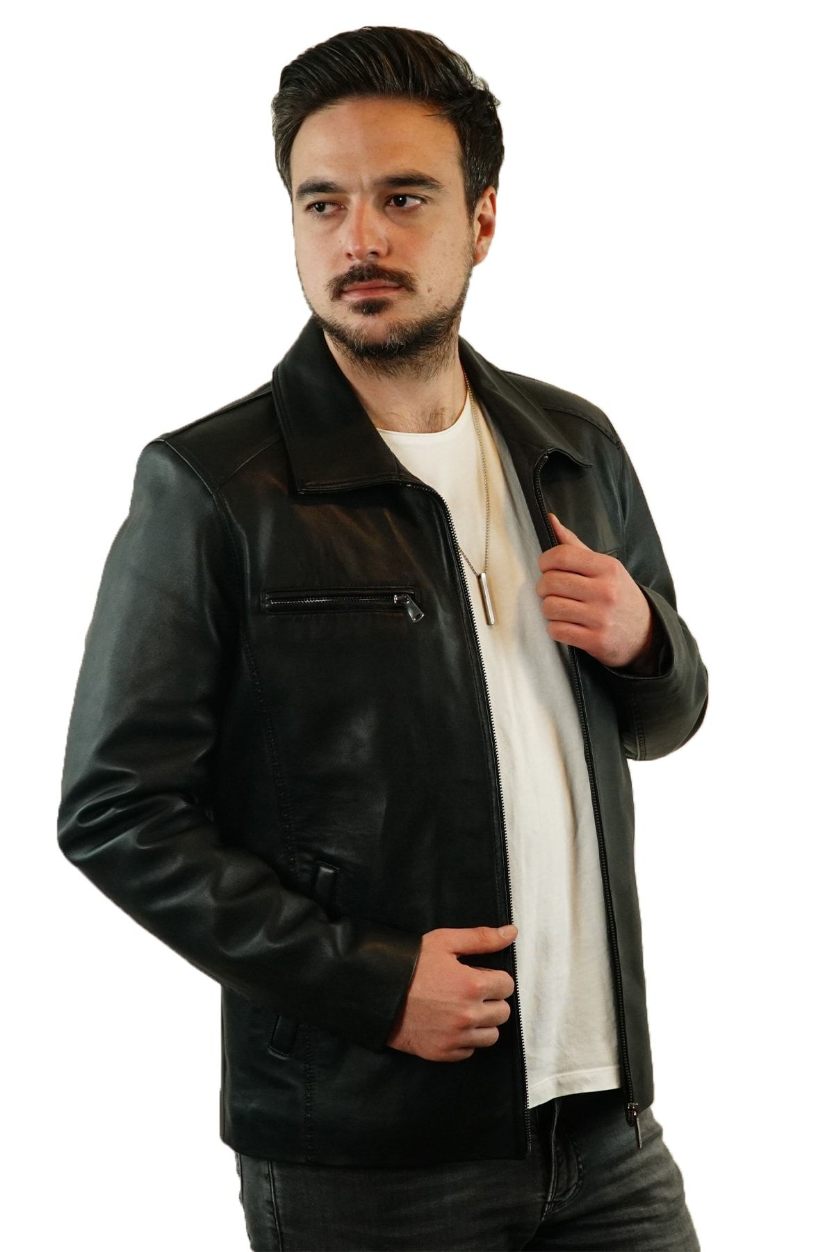 کاپشن چرم دری مسا DRMS10010