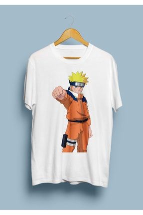 Unisex Naruto Anime Tasarım Baskılı Tişört KRG0515