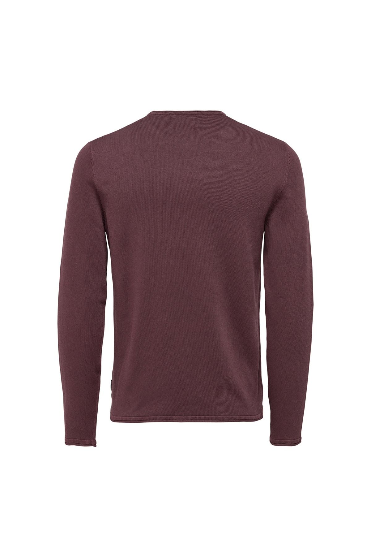 ژاکت ساده Claret قرمز مردانه 22006806_onsgarson 12 Wash Crew Kn Only & Sons