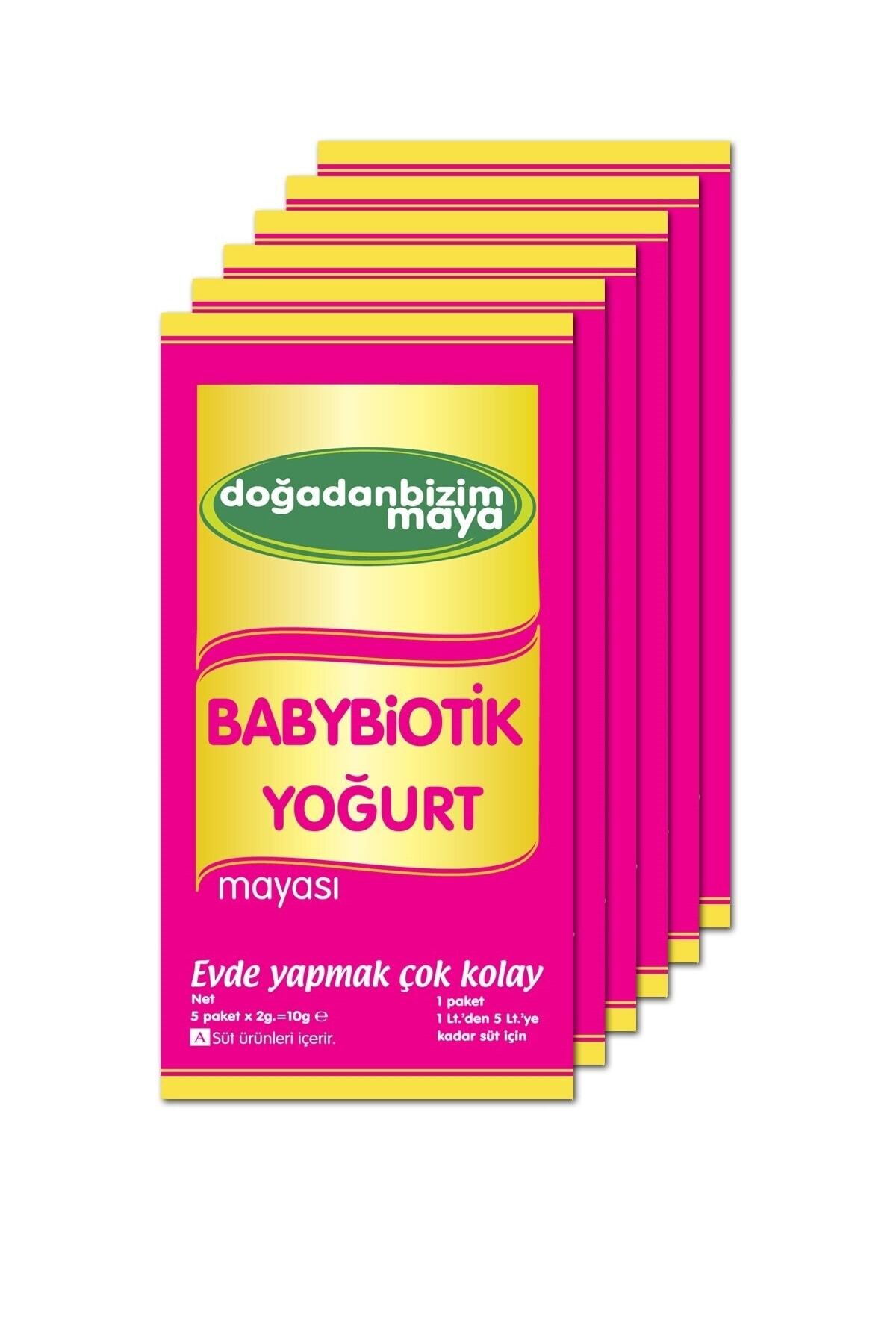 Doğadan Bizim Maya Doğadan Bizim Babybiotik Yoğurt Mayası 5 Li Paket 6 Kutu