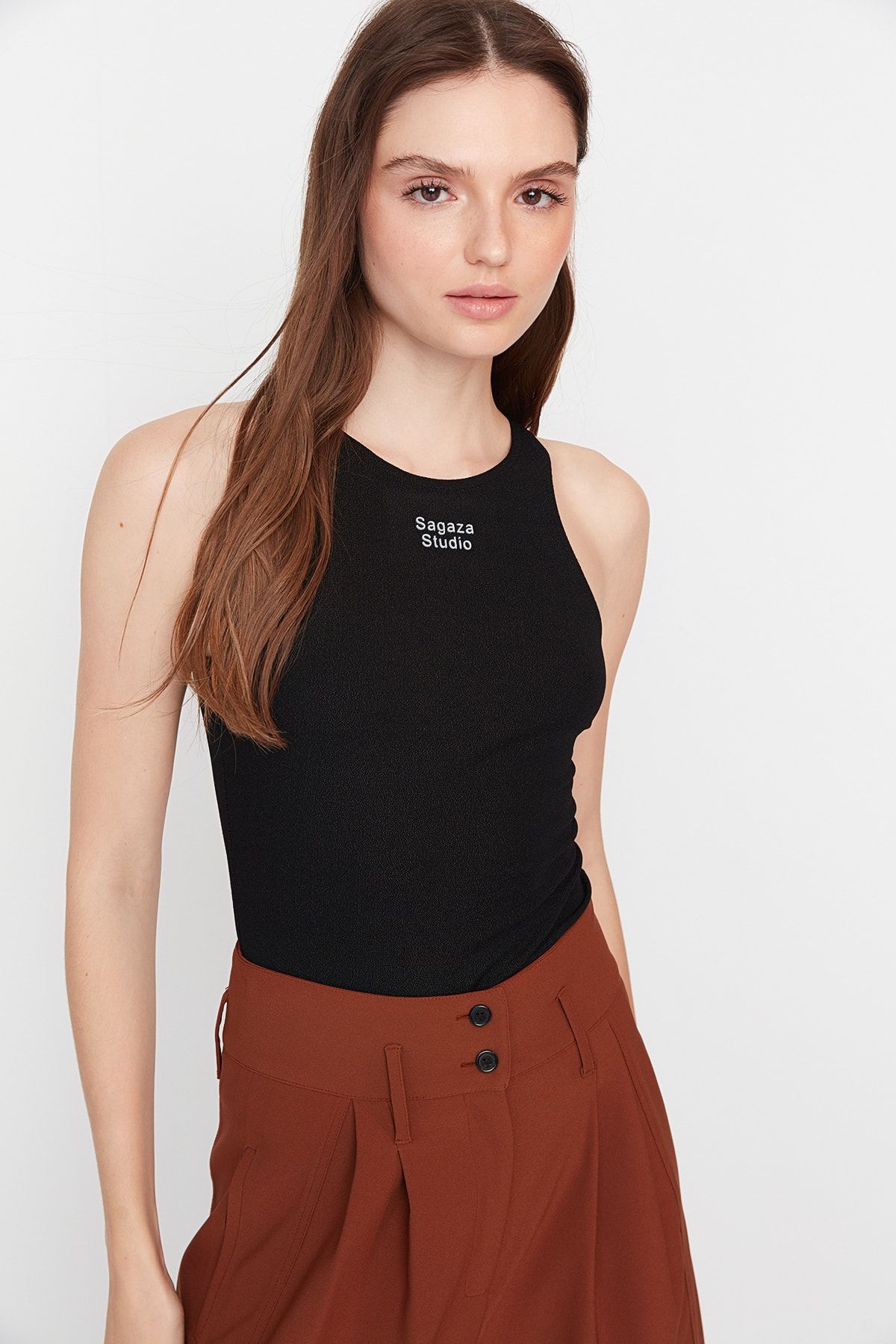 Trendyol Collection Body Schwarz Figurbetont Fast ausverkauft