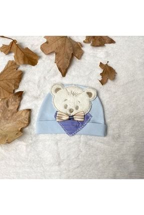 Bebek & Çocuk Giyim Aksesuar Bear Açık Mavi Şapka ÇGAŞ000001