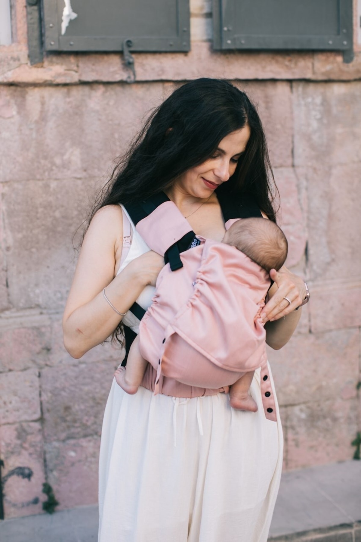 Neko Start Kanguru - Somon (DİŞ PEDİ HEDİYELİ AYARLANABİLİR ERGONOMİK KANGURU) %100 Pamuk, Dokuma Kumaş fotoğrafı 5 (önizleme)