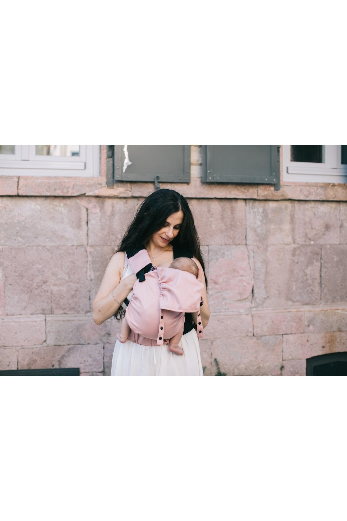 Neko Start Kanguru - Somon (DİŞ PEDİ HEDİYELİ AYARLANABİLİR ERGONOMİK KANGURU) %100 Pamuk, Dokuma Kumaş fotoğrafı 7 (önizleme)