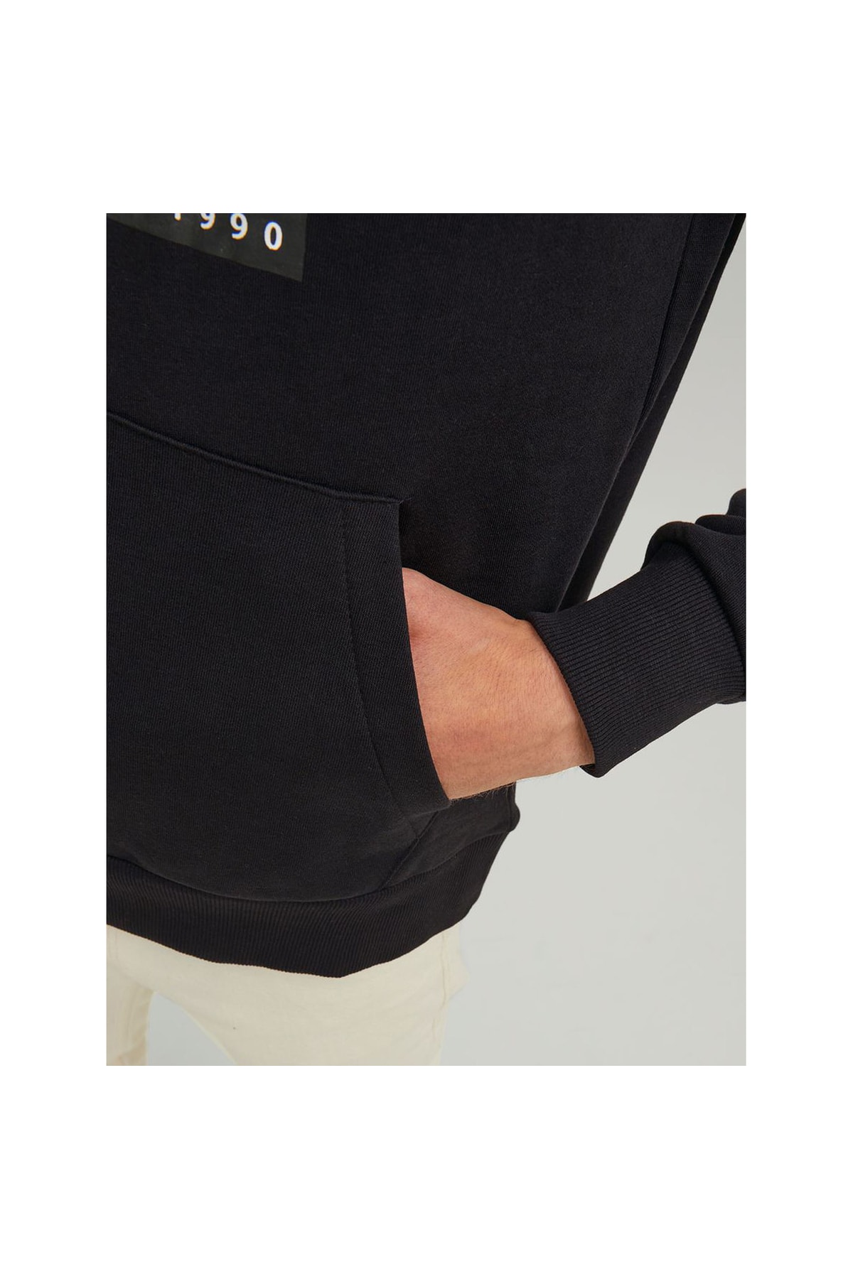 سویشرت جک اند جونز مردانه  مشکی  راسته       | Jack & Jones 12213245-B - تصویر 5