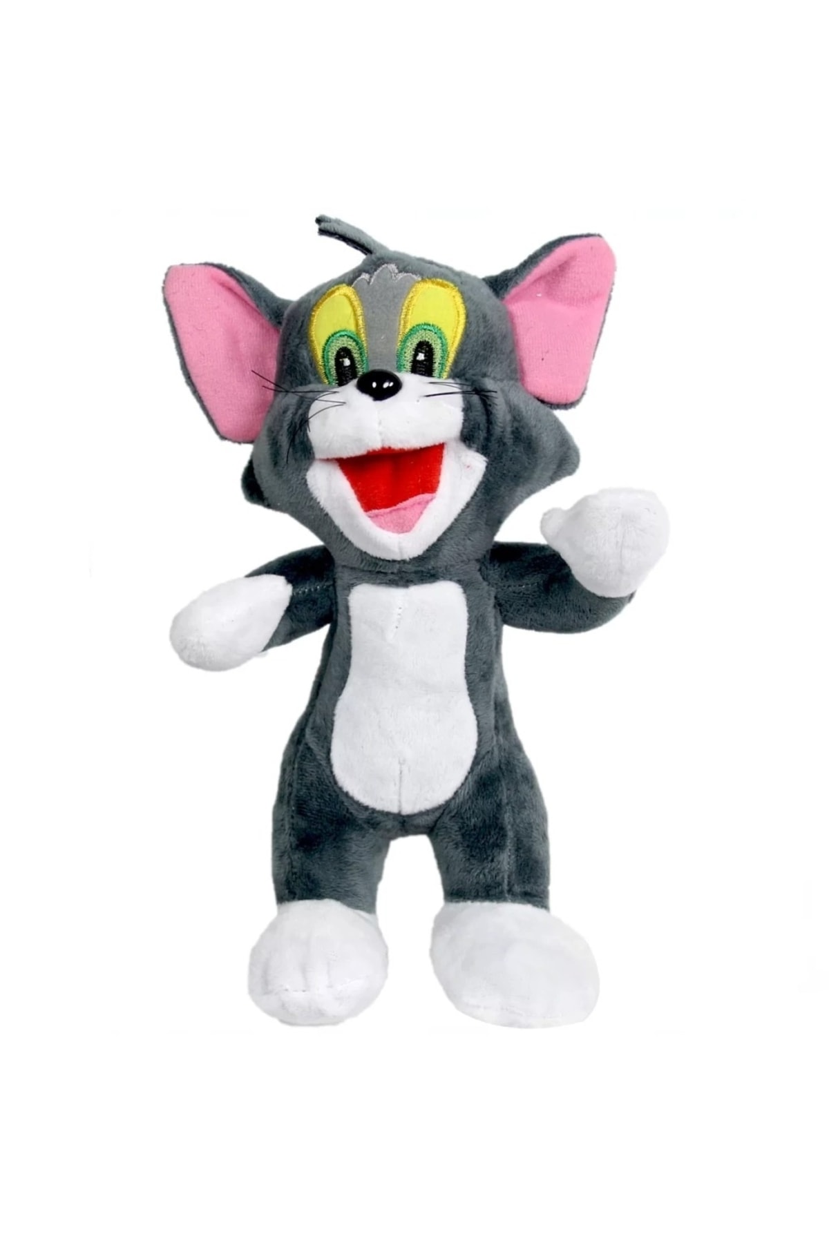 YıldızDükkan Sevimli Peluş Oyuncak Tom Kedi Figür Oyun Arkadaşı 24 Cm Oyuncak Kedi / Tom Ve