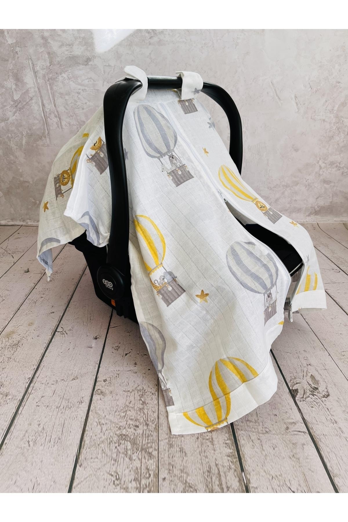 JUNİPERUS Balon Müslin Bezi Puset Örtüsü Fermuarlı fotoğrafı 2 (önizleme)