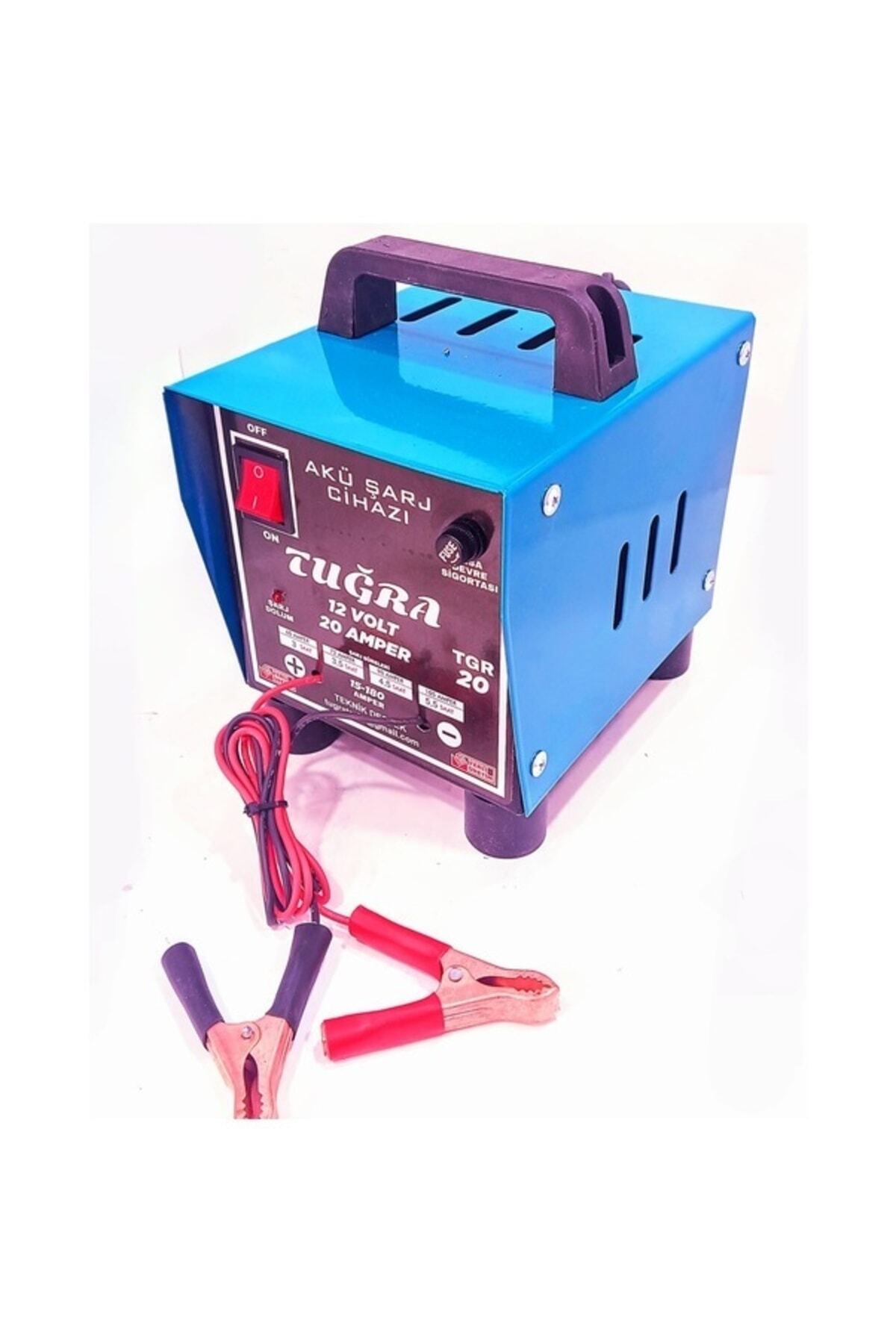 Genel Markalar Tuğra 12 Volt 20 Amper 180 Ampre Kadar Akü Şarj Cihazı Aleti