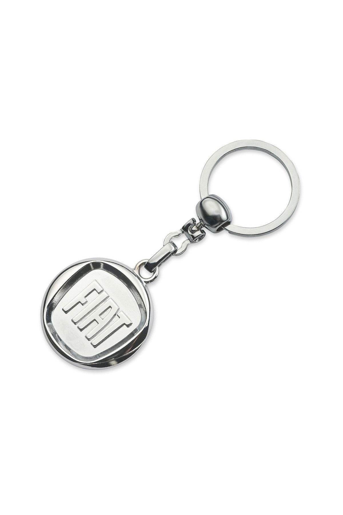 Modül-Fiat Logo Keychain.chrome Plated High Quality 1