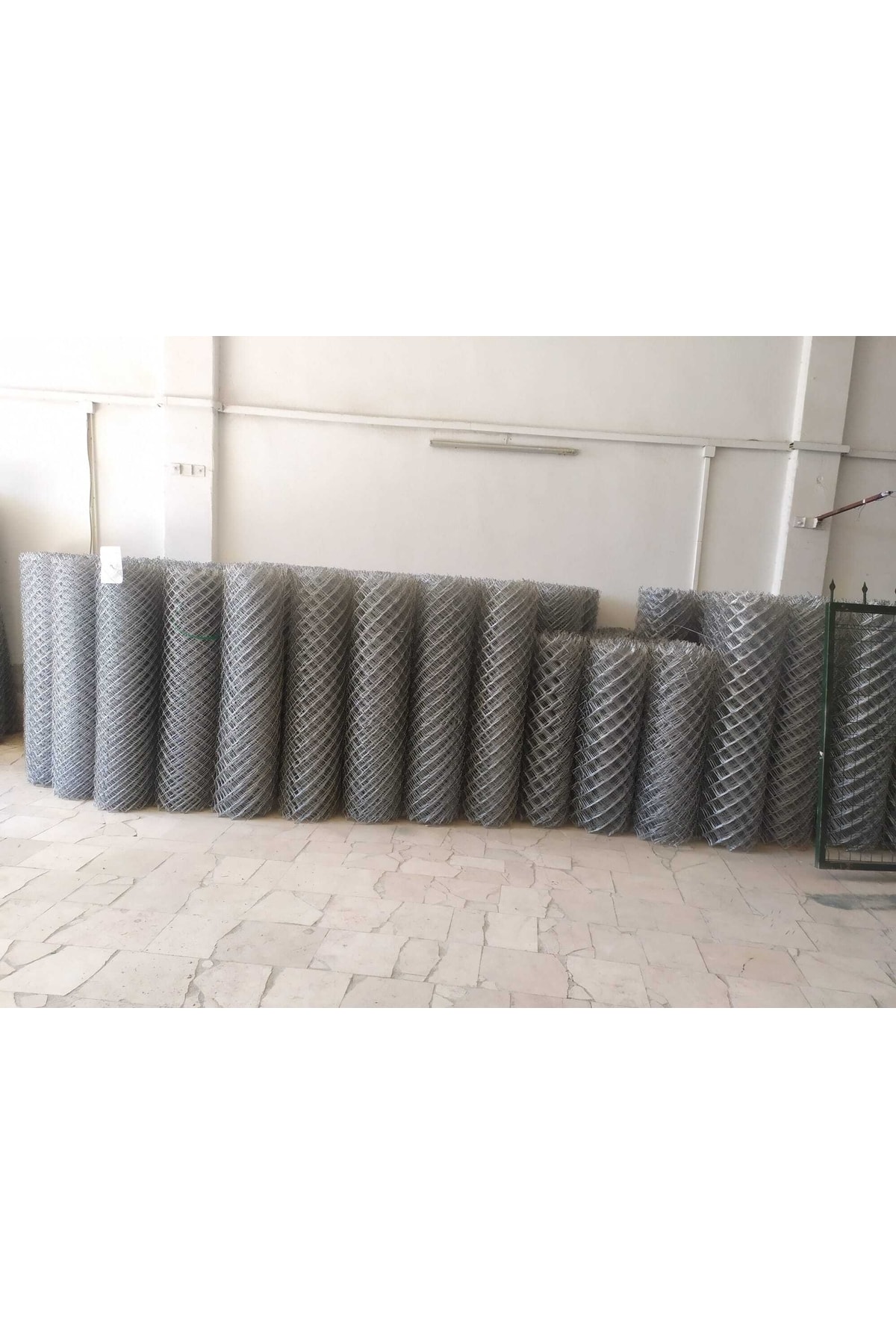 2.50 Mm 20 Metre 7x7 Cm Helezon Tel Çit Galvanizli Kafes Tel Bahçe Teli Msytic4253 4