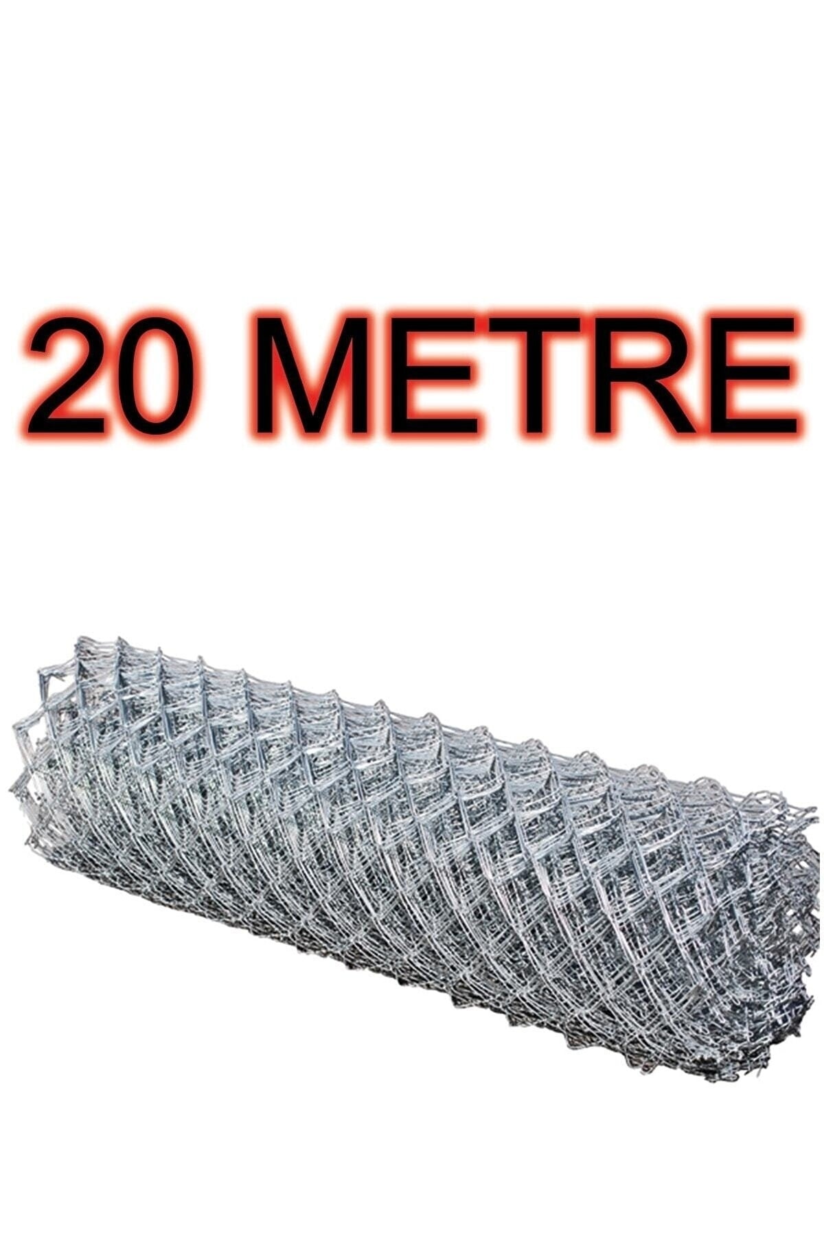 7×7 Cm Göz 2 Mm 1,5mt-20mt Galvanizli Helezon Bahçe Çit Tel Örgü
