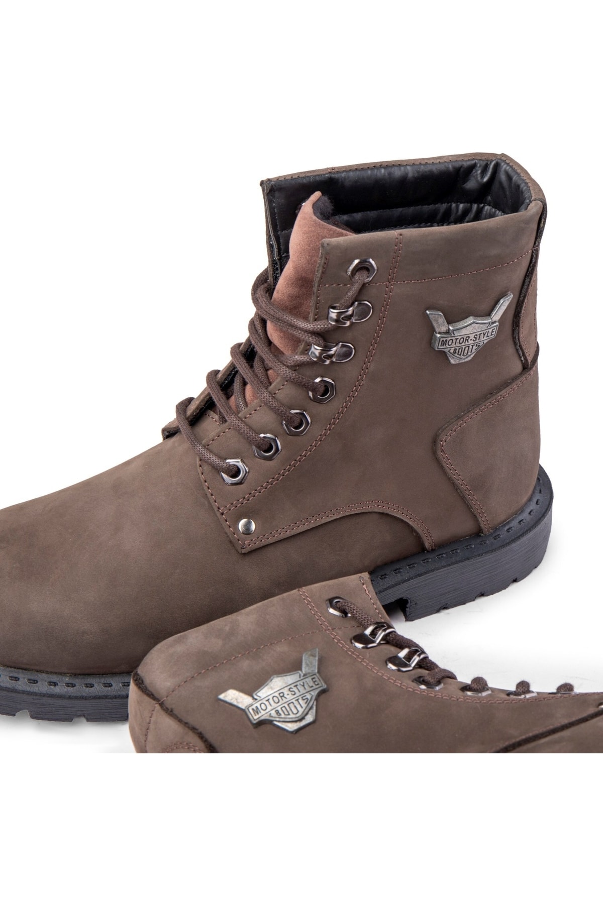 بوت مردانه قهوه ای Ducavelli | 8.68325E+12 اورجینال - تصویر 5