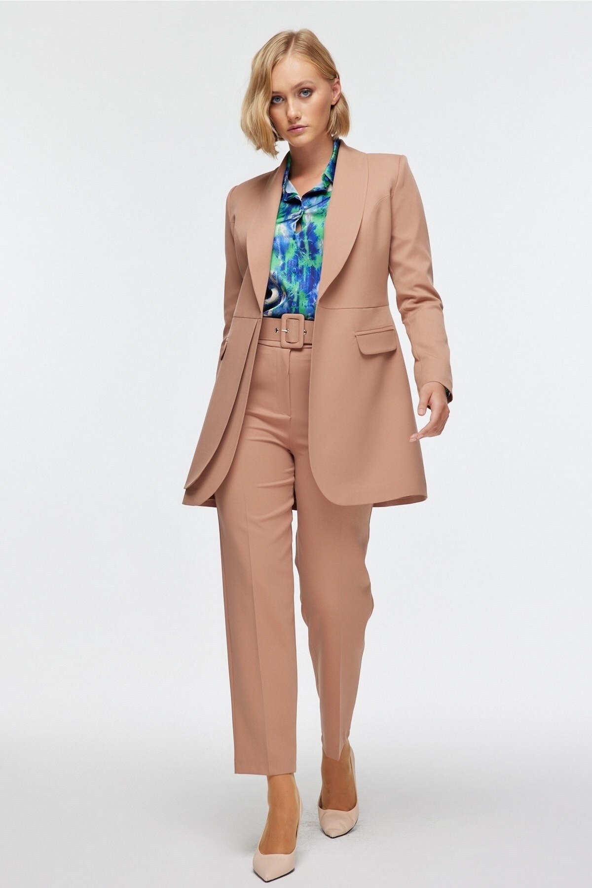 Black Suit with Pocket Detailed Trousers