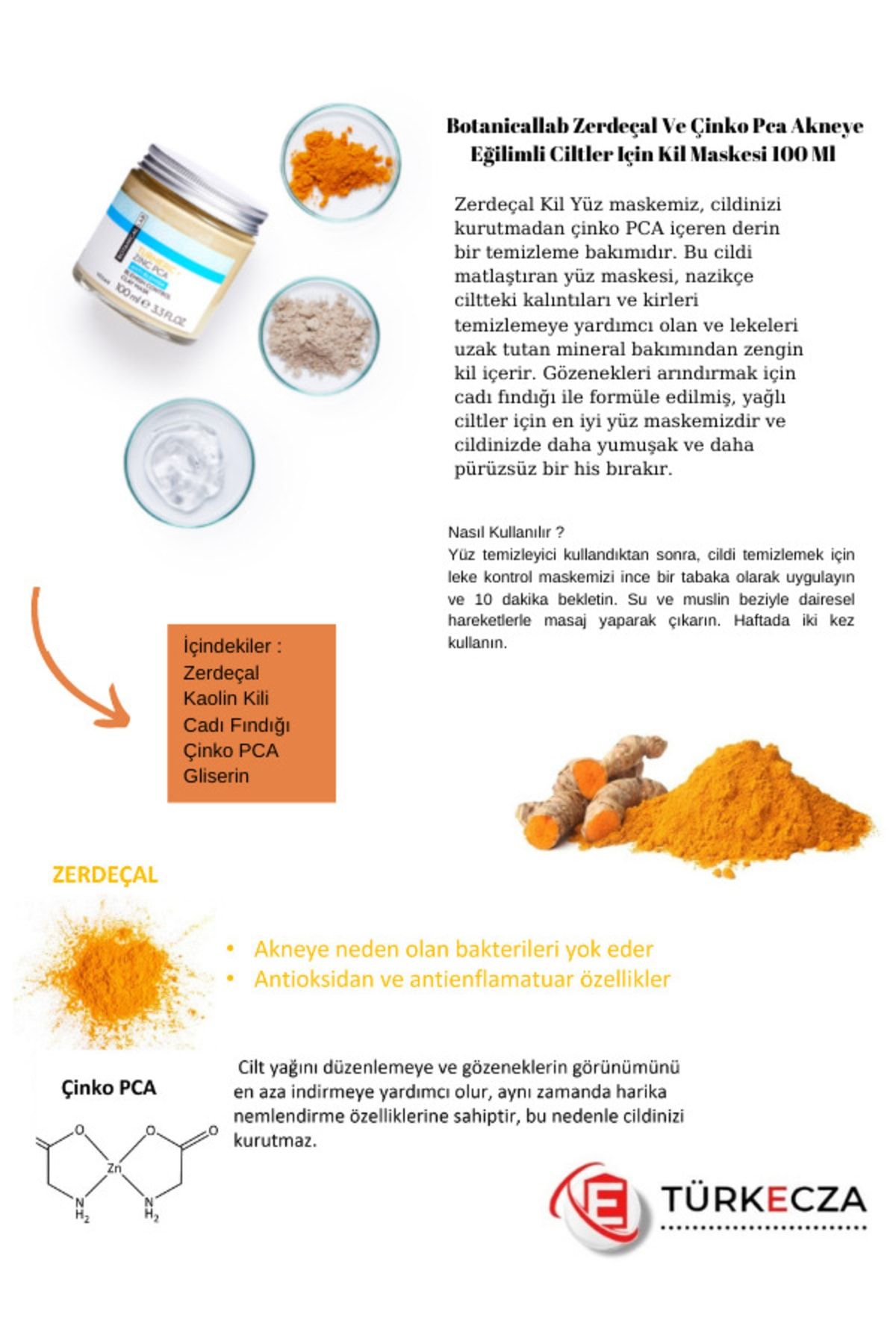 پدهای پاک کننده Hamamelis & Witch Hazel 80 میلی لیتر ماسک خاک رس زردچوبه 100 میلی لیتر Botanicallab
