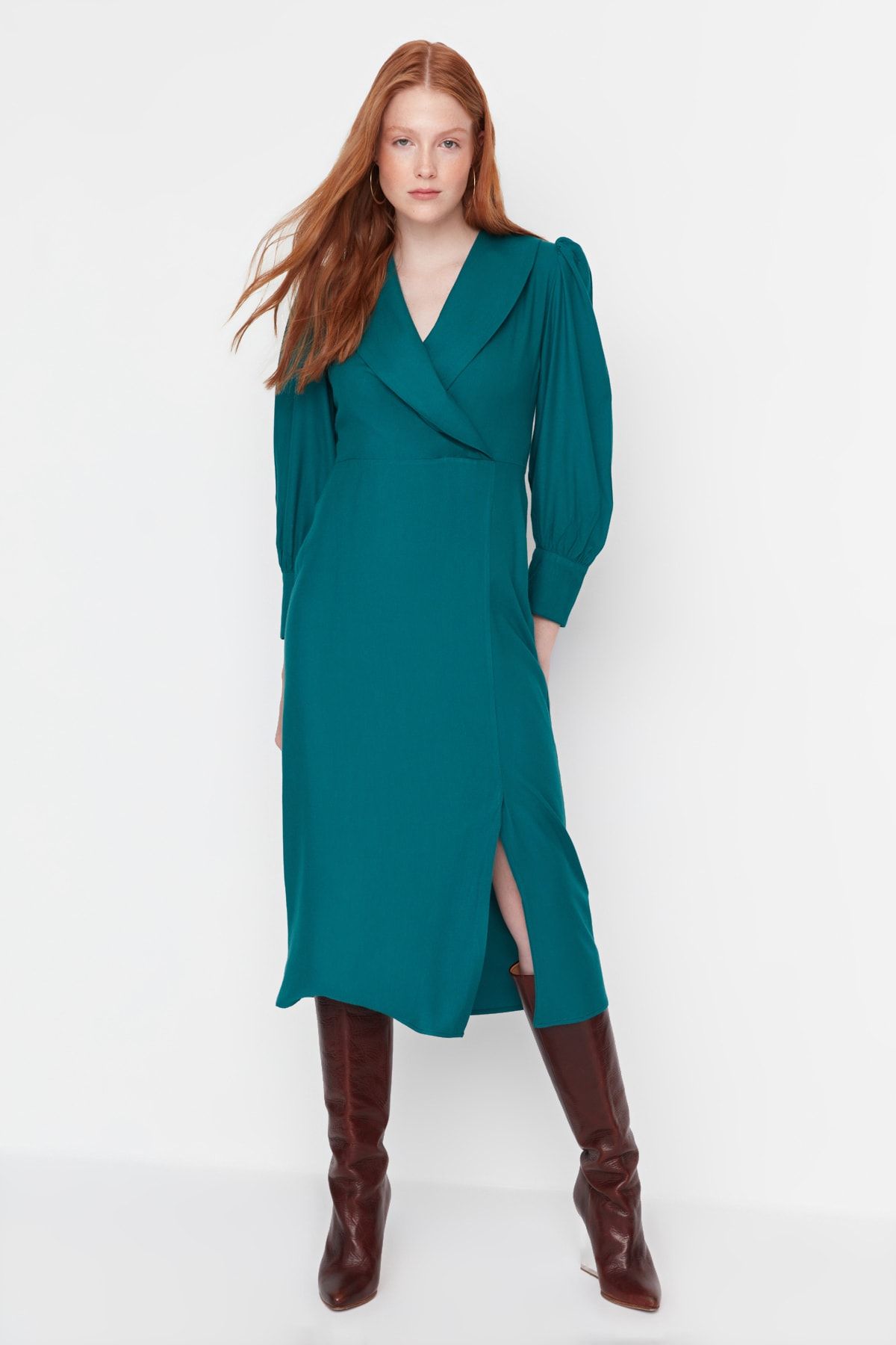 Trendyol Collection Kleid Grün Bodycon