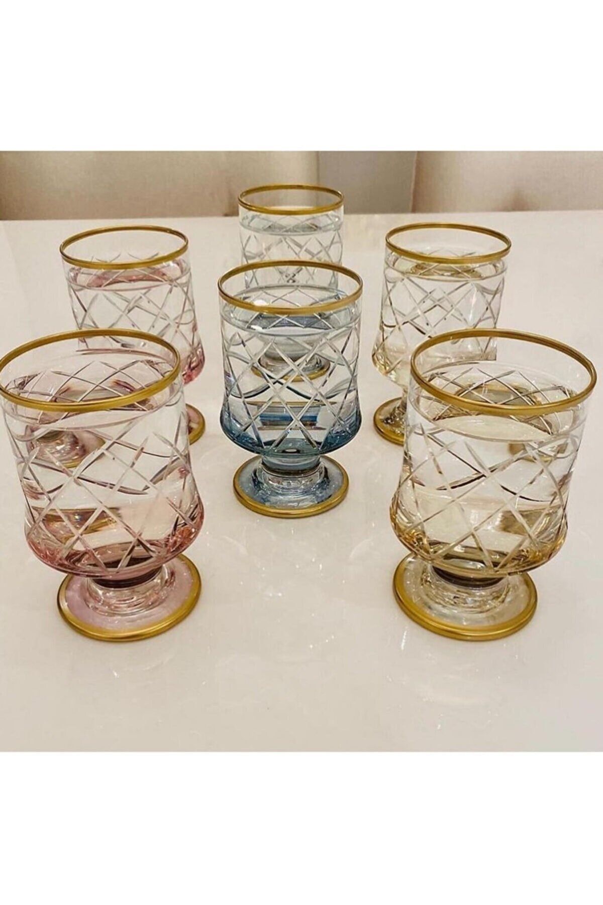 Decores Home Center Cutting Hand Decoration 3 Colors Set of 6 Soft