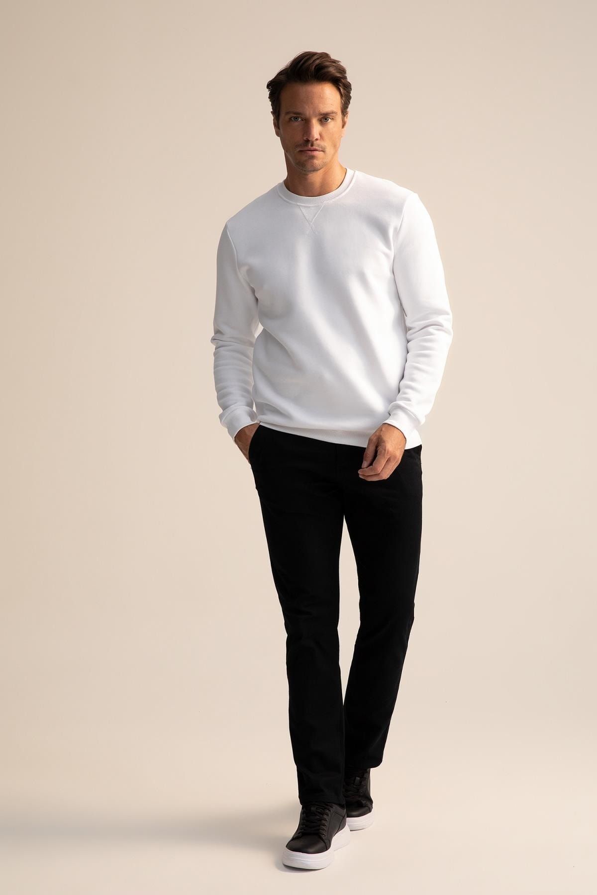 DeFacto Regular Fit Sürdürülebilir Sweatshirt, 58%'YE KADAR İNDİRİM