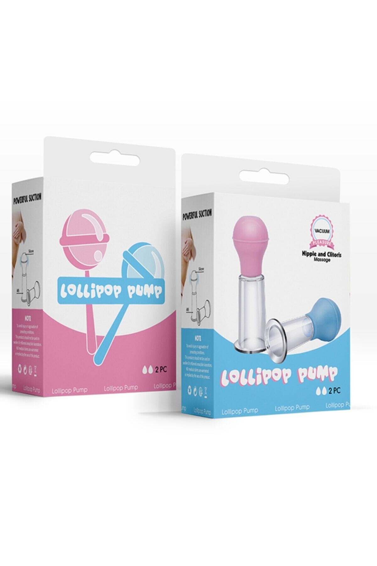 Genel Markalar Canwin Lollipop Çiftli Klitoral Ve Göğüs Ucu Pompası 2 Pc fotoğrafı 5 (önizleme)