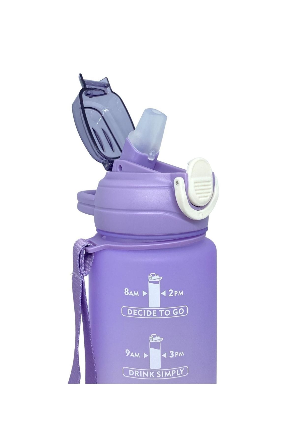 قمقمه ورزشی صورتی 1000ml Pipetan Tritan انگیزه رنگ دوگانه جریان VGN 2219 Vagonlife