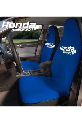 Honda Oto Koltuk Kılıfı Uyumlu Penye 4 Parça Set kırmızıtekpenye78