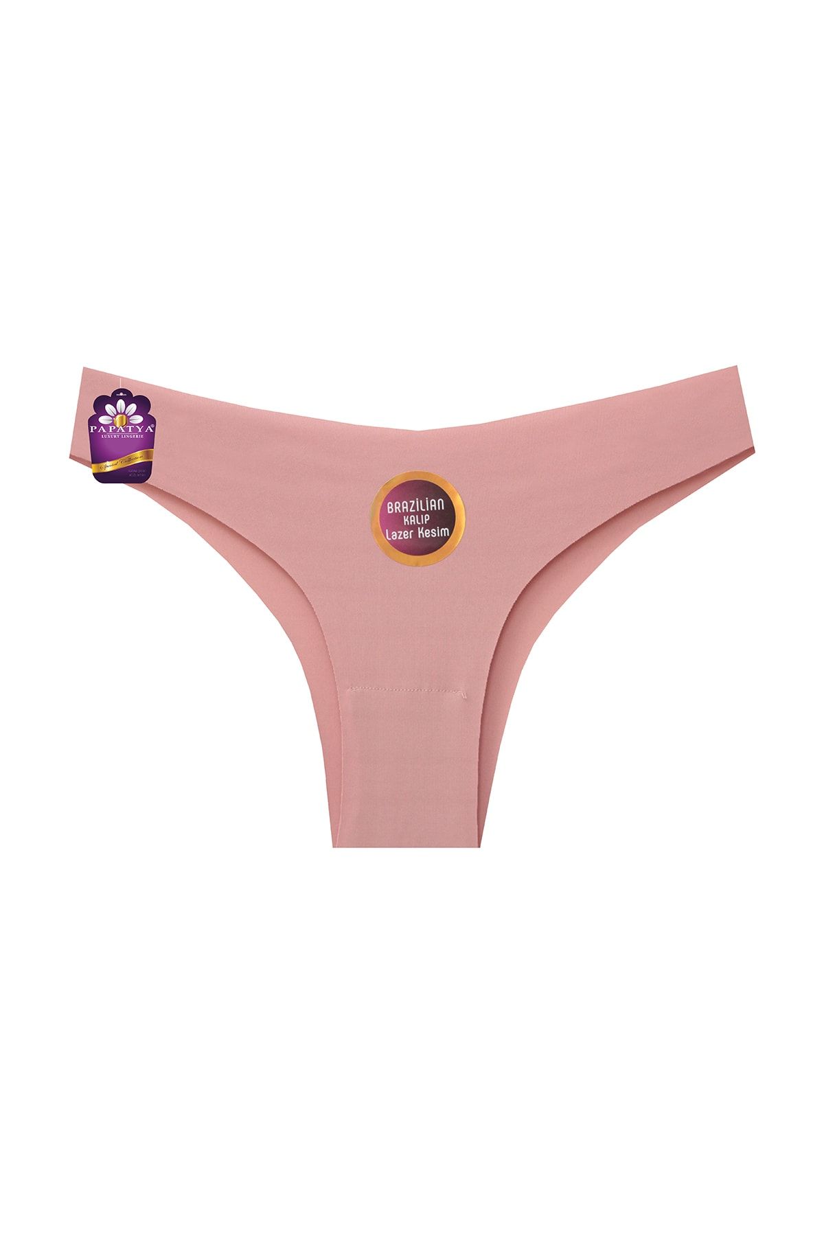 Papatya-3-Piece Laser Cut Brazilian Mold Panties 4