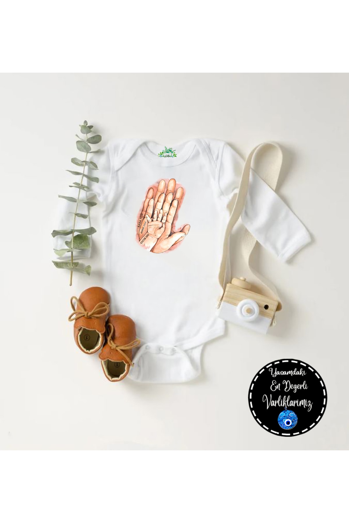 بادی نوزادی پسرانه – دخترانه اکرو Baby&Baby | BABYBABYBENAB اورجینال - تصویر 4