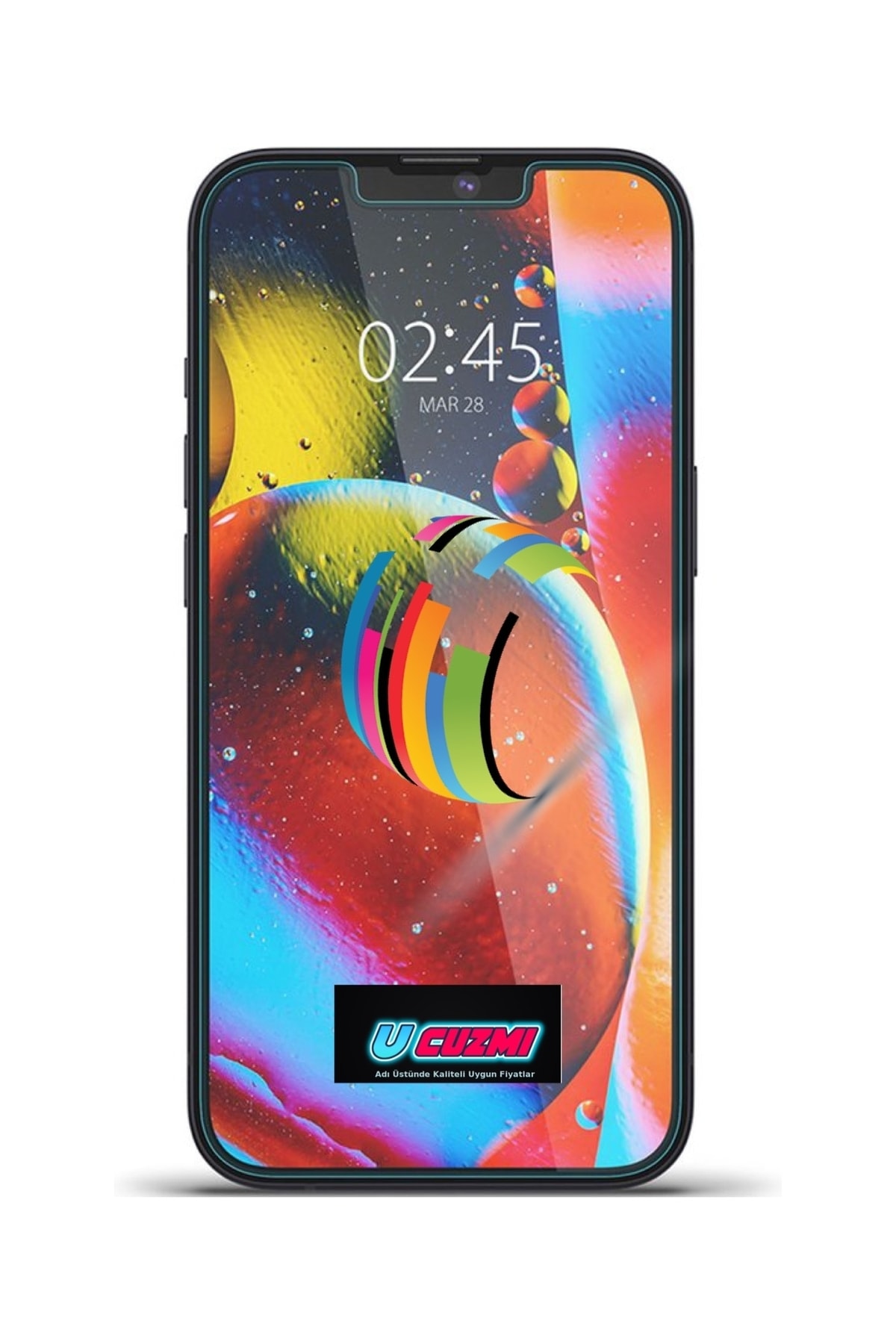 Iphone 12mini Ekran Koruyucu Kırılmaz 0.01mm Ultra Ince Film Çentik Kısmı Ve Sensör Kısımları Açık 3