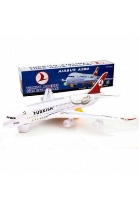 Oyuncak Uçak Türk Hava Yolları Işıklı Sesli A 380 ALP-86788