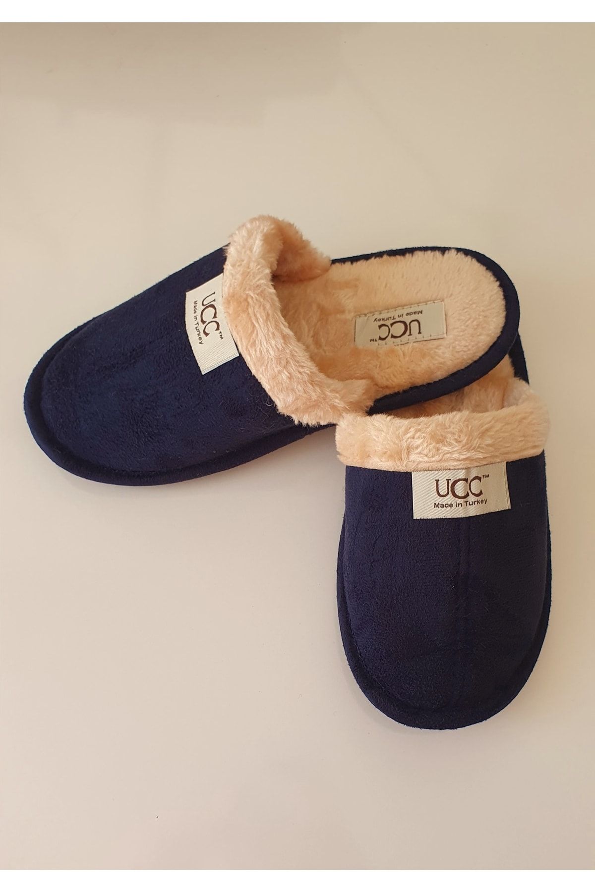 Navy blue ugg slippers deals