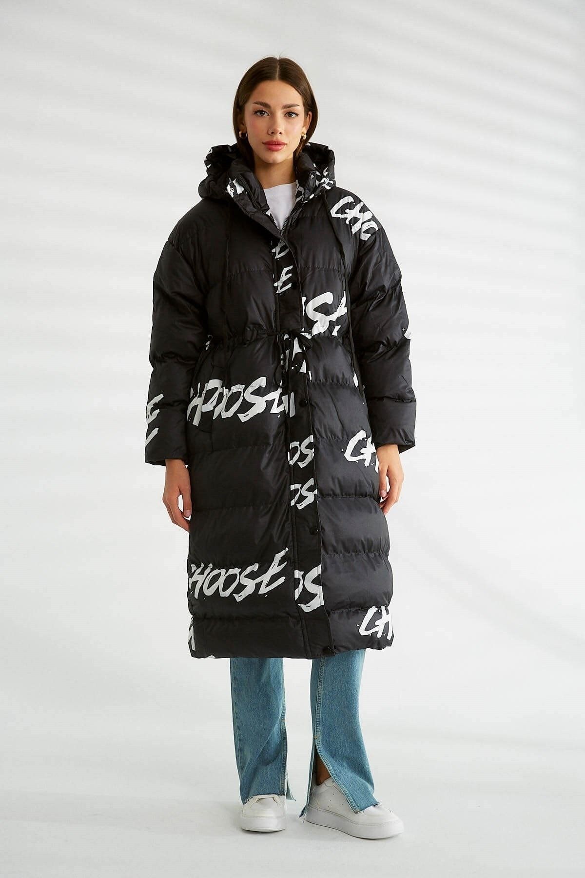 Robin long puffer jacket store