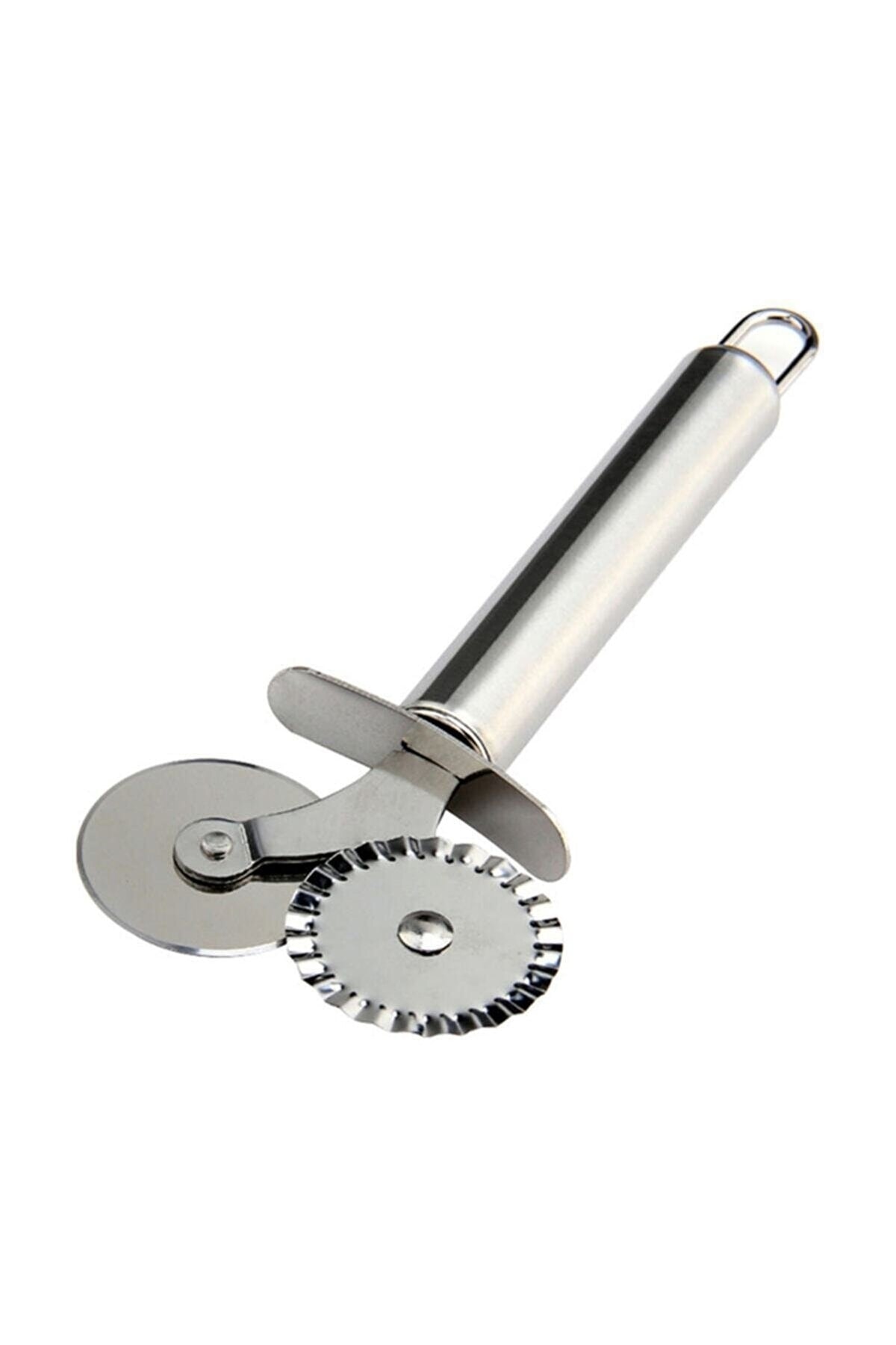 Erato Stoneware Double Headed Stainless Steel Pizza Ravioli Dough Cutter Pizza Roulette Machine