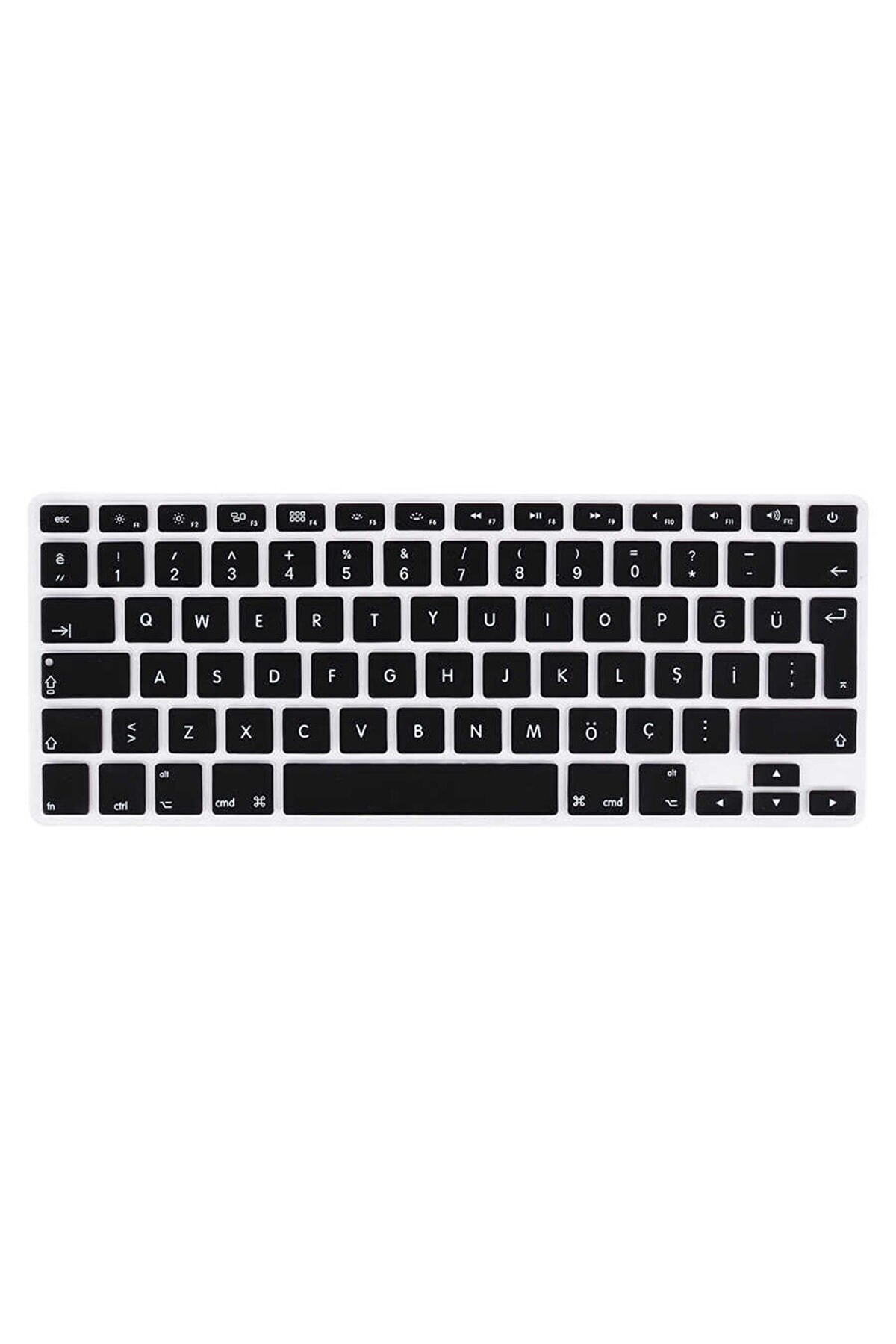 Apple Macbook 13.6' Air 2022 M2 A2681 Klavye Koruyucu Türkçe Q Klavye Silikon Ped Macpad
