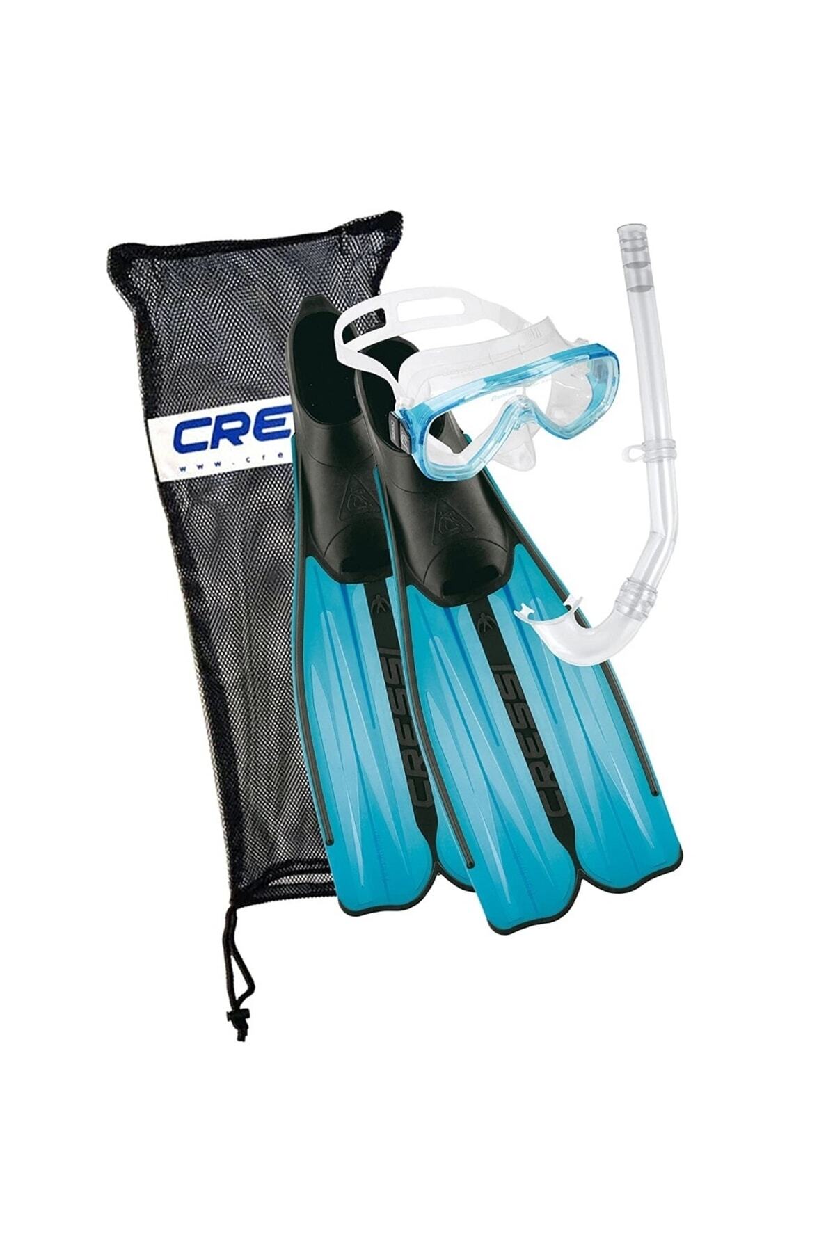 Cressi set rondinella bag snorkeling visor, tubo, aletas en México Cressi set rondinella bag snorkeling visor, tubo, aletas en México