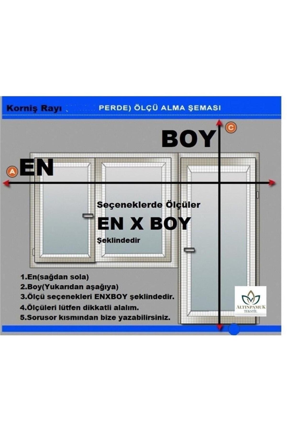ALTINPAMUK Lüx Blackout Işık Geçirmez Taş Karartma Perde Pilesiz Enxboy Seçenek fotoğrafı 3 (önizleme)
