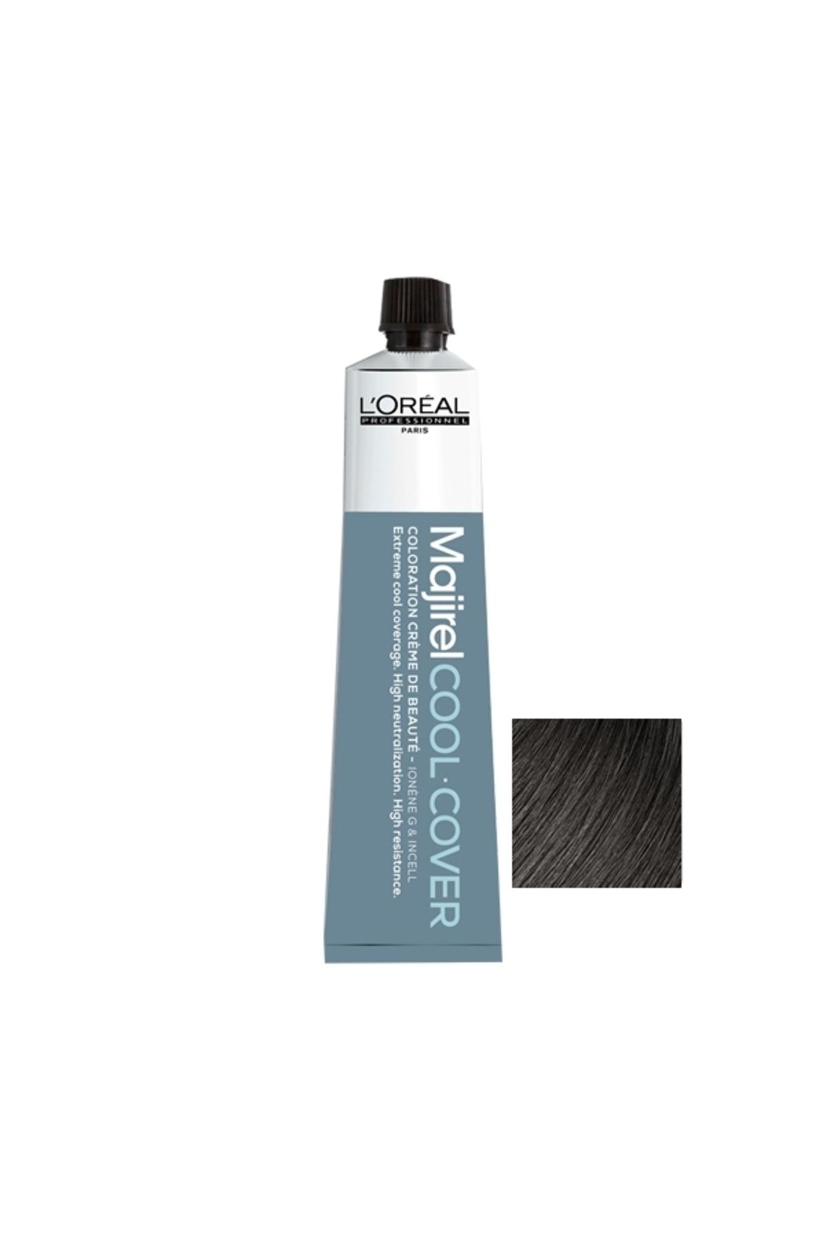 رنگ مو مردانه و زنانه LOREAL MAJIREL COOL COVER 6 تیره KUMRAL 50ML L'oreal Professionnel
