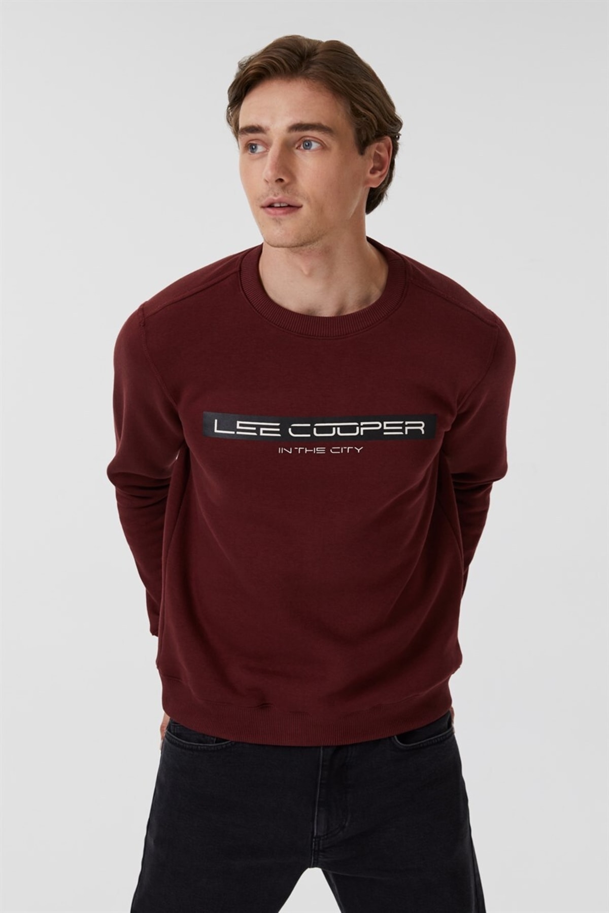 سویشرت مردانه طرح دار آستین بلند | لی کوپر Lee Cooper 231 LCM 241022 - تصویر 3