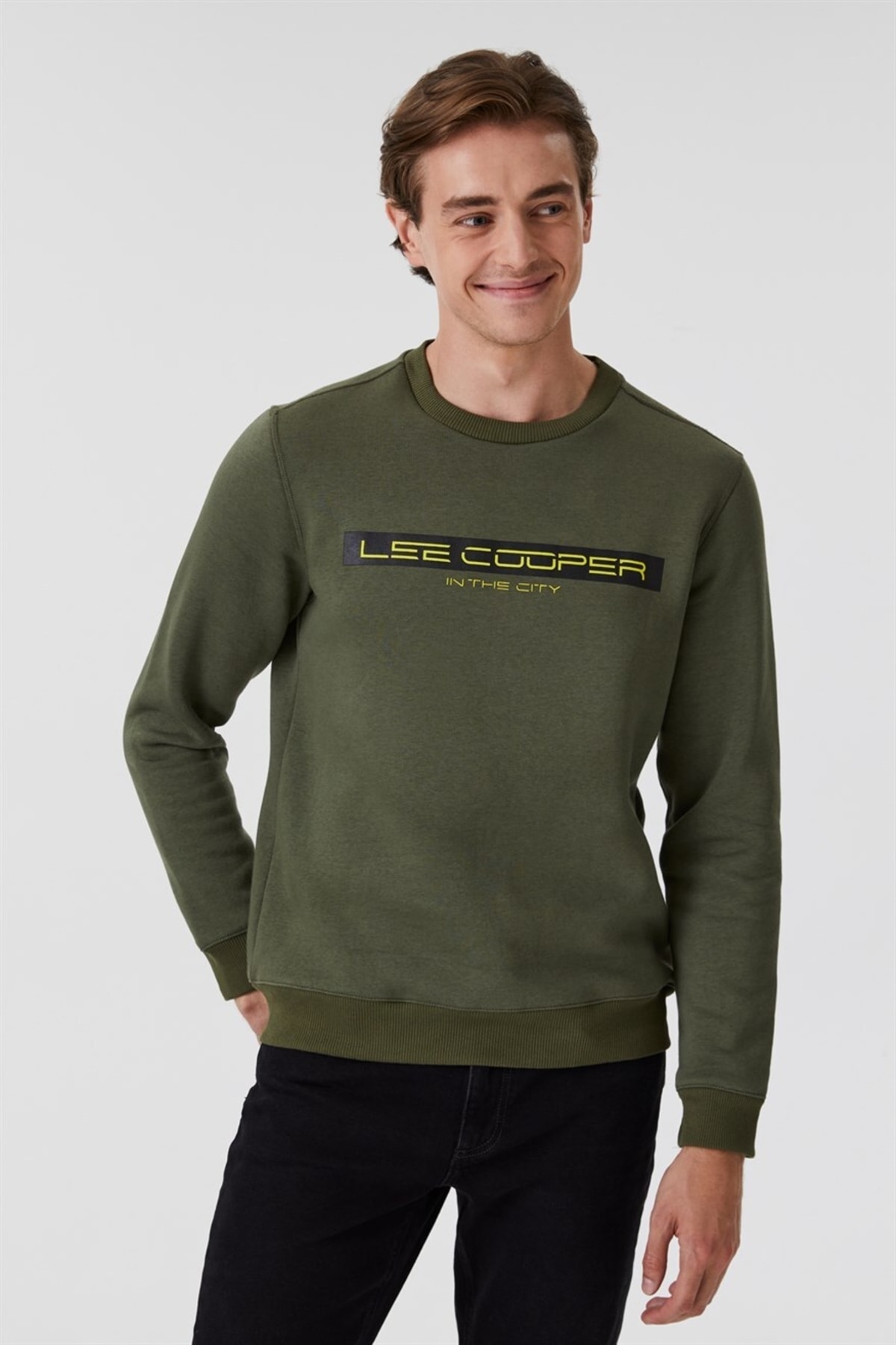سویشرت مردانه طرح دار آستین بلند | لی کوپر Lee Cooper 231 LCM 241022 - تصویر 3