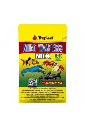 Mini Wafers Mix 18gr Vatoz Ve Çöpçü Balığı Yemi 66532