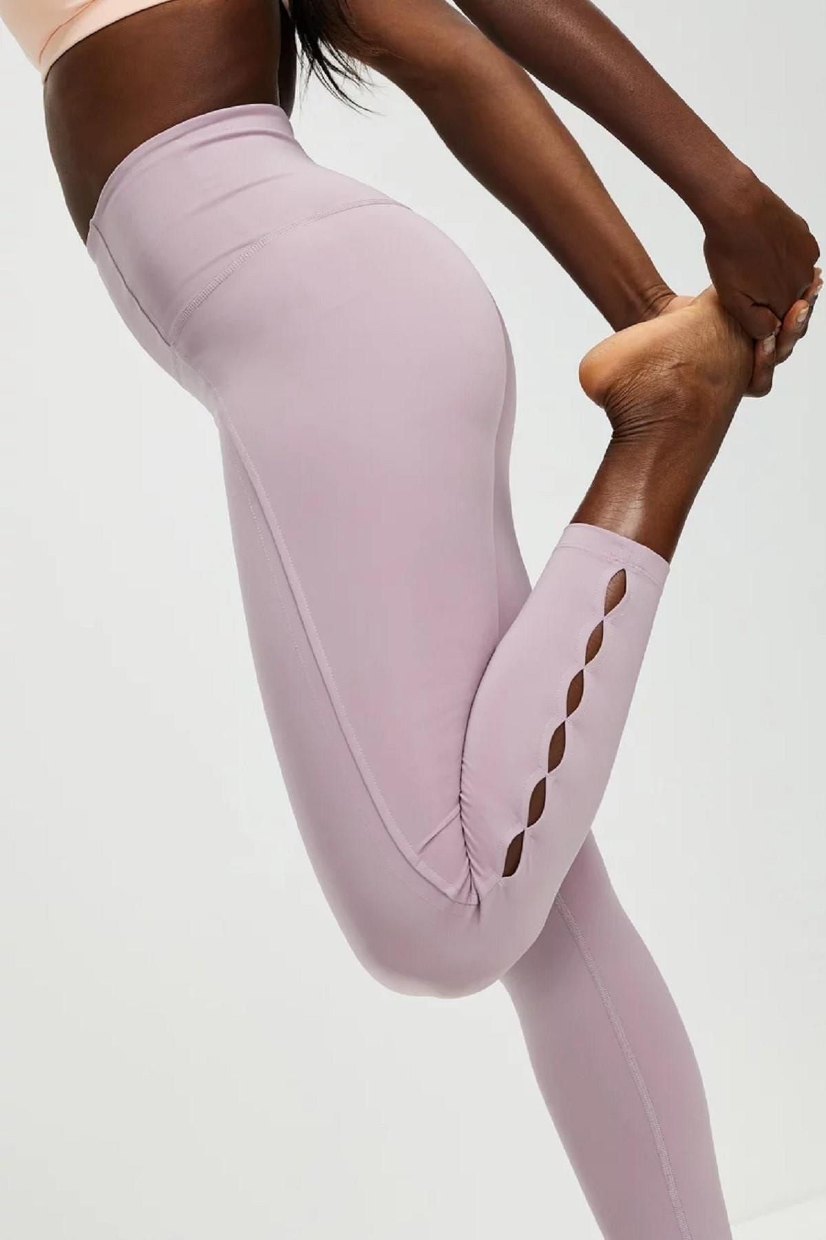 Nike Yoga High-waisted 7/8 Cut Out Leggings Yüksek Belli Toparlayıcı Tayt  Fiyatı, Yorumları - Trendyol