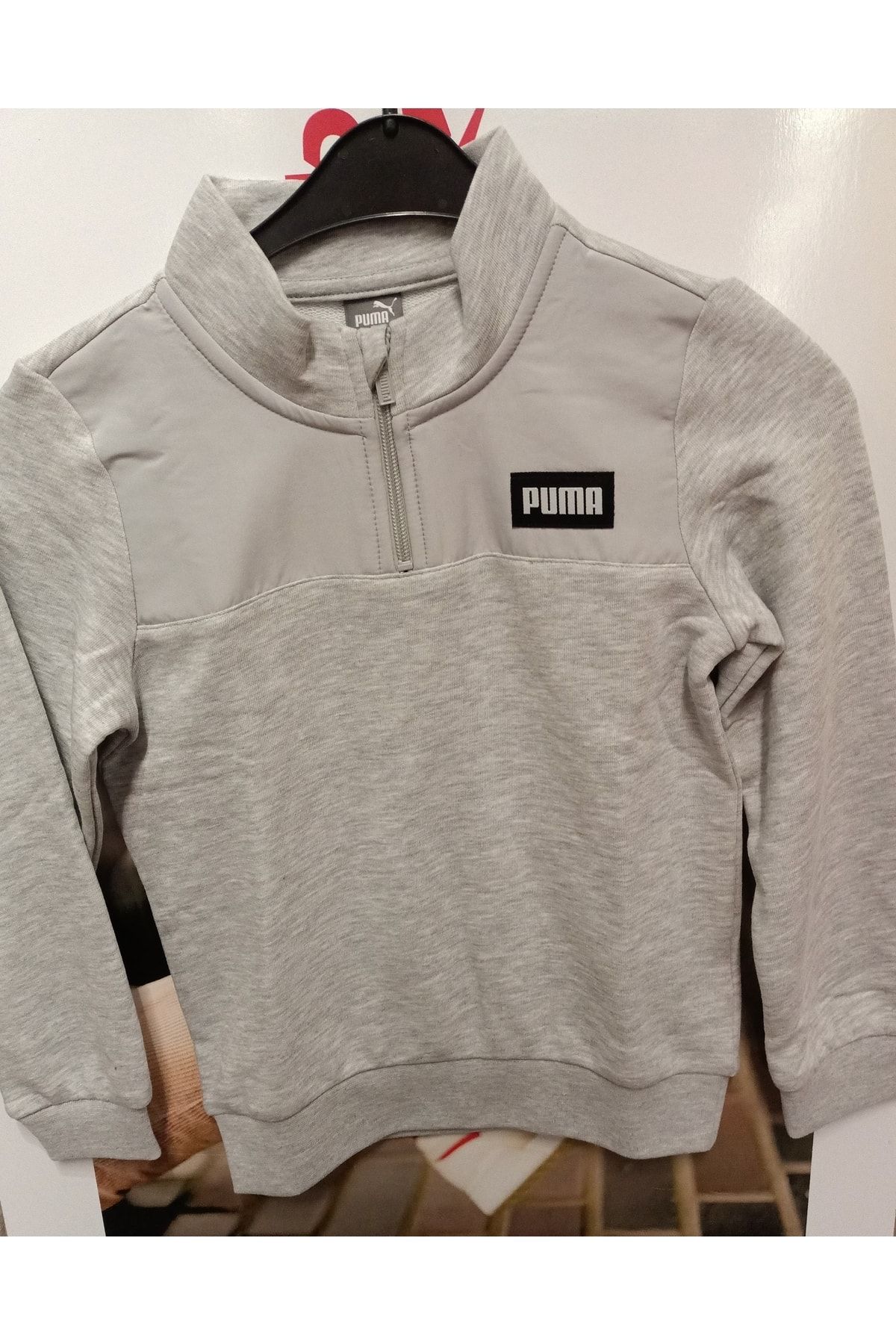Grey puma tracksuit girls 2025