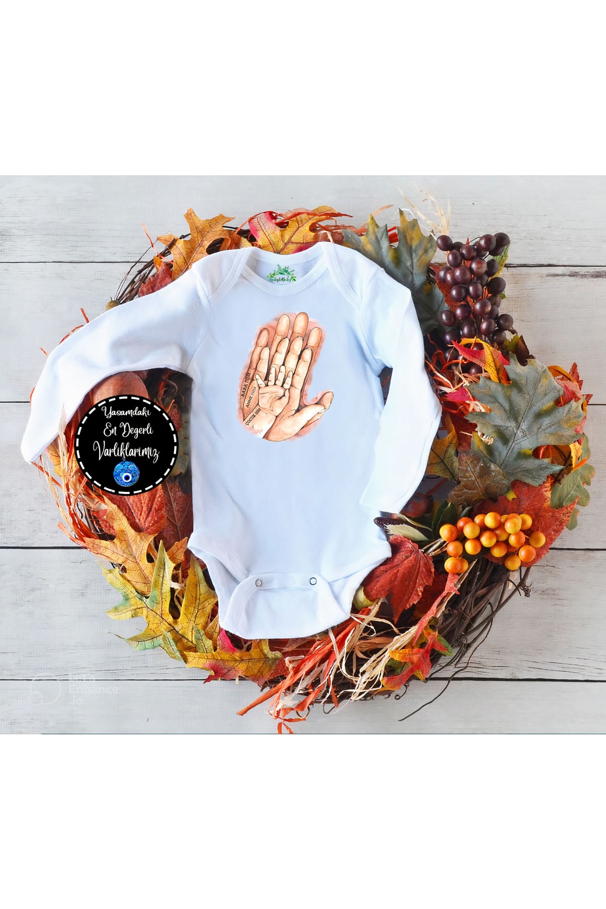 بادی نوزادی پسرانه – دخترانه اکرو Baby&Baby | BABYBABYBENAB اورجینال - تصویر 2